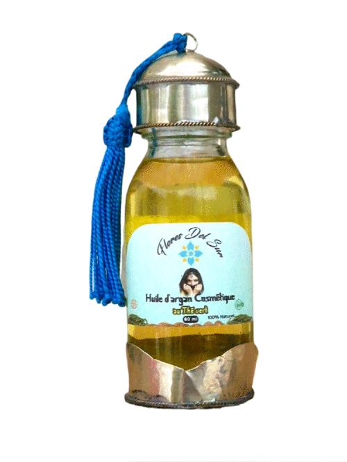 Huile d’argan au thé vert